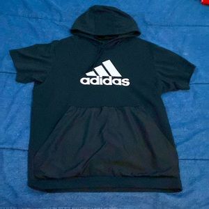 Adidas short sleeve hoodie
